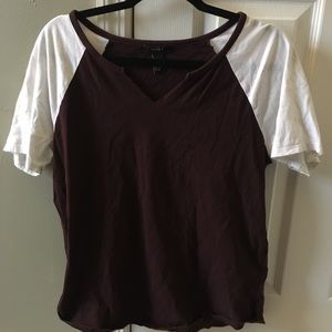 Maroon Forever 21 T-Shirt